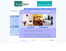 Tablet Screenshot of angelclean.co.uk